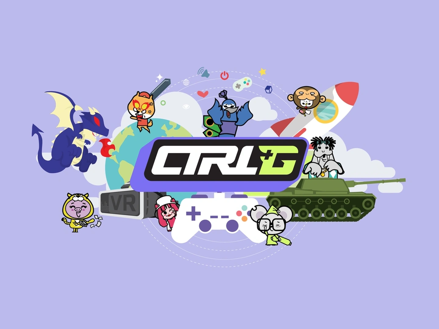 CTRL G gaming community platform screen